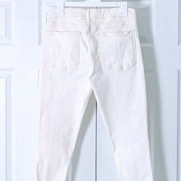 RAG & BONE Women's Cate Mid Rise Ankle Skinny Jeans  Size 30  Ivory - Picture 2 of 8